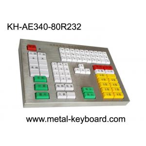 China R232 Panel Customization Industrial Metal Keyboard For Transportation Area supplier