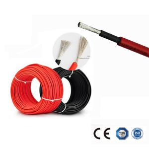 China TUVのセリウムは太陽電池パネルのためのDC単心PV1-F 6mm2太陽pvのケーブルを証明しました wholesale
