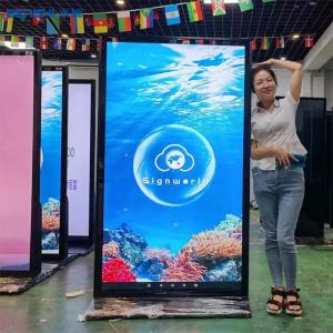 China 75 100 Inch Indoor Touch Screen Advertising Kiosk CMS Software LCD Displays supplier