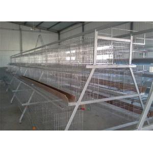 China 3 Tier 4 Doors A Frame Layer Cages / Q235 Chicken Battery Cage supplier