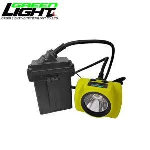 China High Quality Digital Display Corded Led Miner Lamp 14Ah 530lum Mining Cap Light Underground Rechargeable Miner Headlamp with Plug & Play wholesale