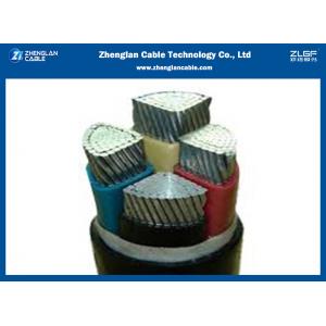 XLPE 4 Cores Aluminium Underground Cable Low Voltage Power Cable Armoured