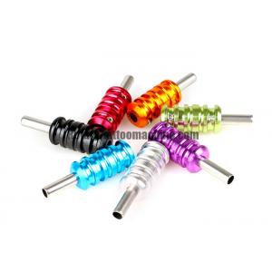 China Rotary Tattoo Machine Aluminum Tattoo Grips , Disposable Grips 7 Different Colors supplier