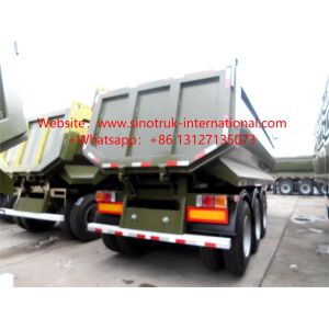 China 48CBM U-Type 3-Axle Semi-Dump Trailer for Construction wholesale