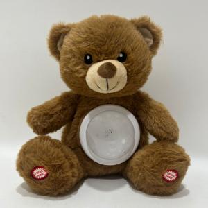 China 2023 New Coming Baby Plush Toys Teddy Bear Musical Soother and Light up BSCI Factory supplier