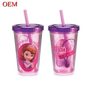 Straw Cup Custom Little Princess Sofia 3D Water Bottles Applicable For Boiling Water With Lid Accessories