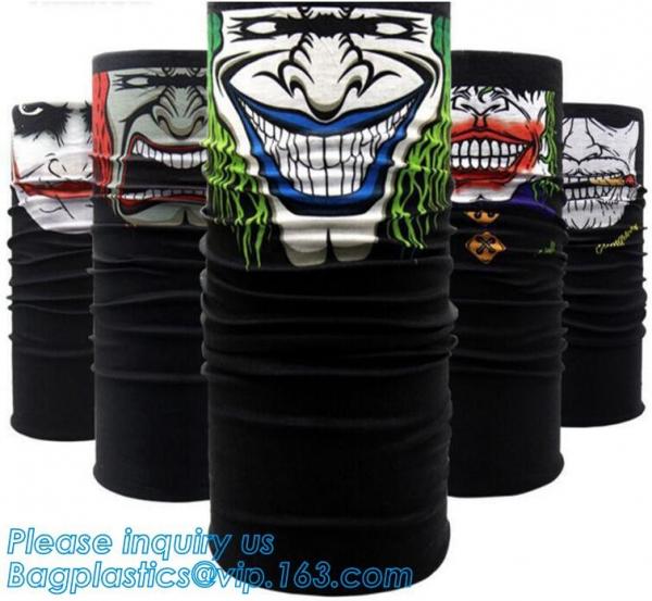 High Quality Outdoor Sports Sublimation Unique Fishing Face Mask Custom Seamlss