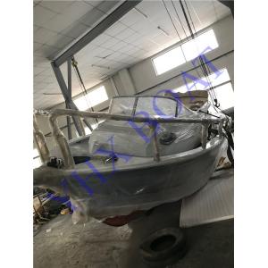 6.5m Steering Console Aluminum Boat For Fishing / Water Sport , CE Approved