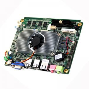 3.5 inch Atom dual core D525 industrial mainboard integrated 2GB DDR3 6 COM