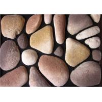 China Aritificial culture cobble stone for wall decoration, with size and color customized on sale