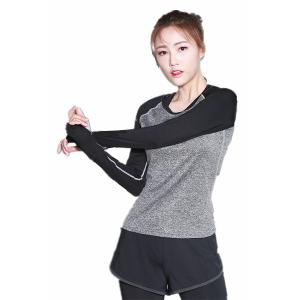 CPG Global Women Breathable Polyester Spring  Long Sleeves Gym Running Sports T-Shirts Outdoor Apparel S-L S52