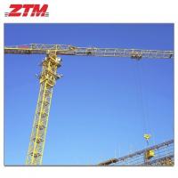 China ZTT296B Flattop Tower Crane 12t Capacity 75m Jib Length 2.5t Tip Load High Quality Hoisting Equipment on sale