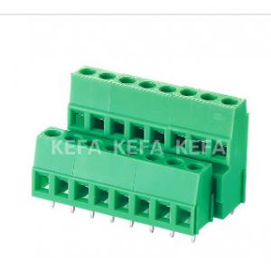 China 128B-5.0 5.08 Double Cell Layer PCB Screw Terminal Block For Wire Connecting pcb terminal blocks terminal block supplier