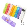 China Factory direct sale bottle electronics timing box alarm dispenser pill timer 4 Times a Day 7 Day Pill Box 28 pc wholesale
