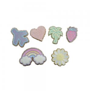 Ironing Glitter Cute Embroidered Patches For Kids Clothes Bags