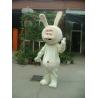China traje cosplay dos desenhos animados brancos da mascote dos coelhos wholesale