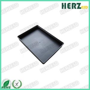 Conductive Plastic Anti Static Tray , ESD Component Trays Size 450 × 300 × 60 MM