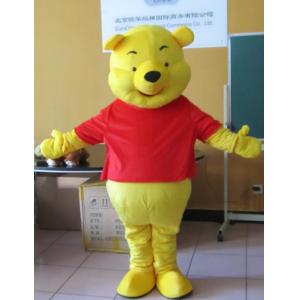 China Winnie the pooh bear adult cartoon character costumes with high quality helmet supplier