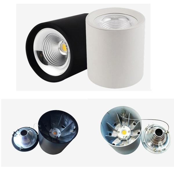 Downlight del negro de 5000K/6000K 40W o blanco del LED con de alta calidad y lúmenes en precio bajo