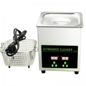 China Stainless Steel 304 Digital Ultrasonic Cleaner For Watches Silver Jewelry Lens Eyeglass supplier