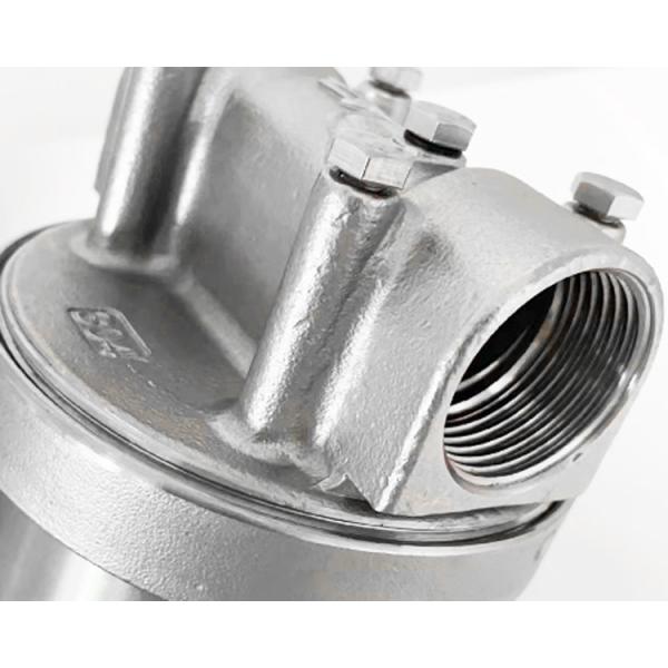 China Custom Made Inlet / Outlet Cartridge Filter Housing 120°F Temperature wholesale