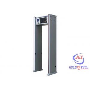 China Walk Through Metal Detector Security Gate 600mm Width With Temperature Check supplier