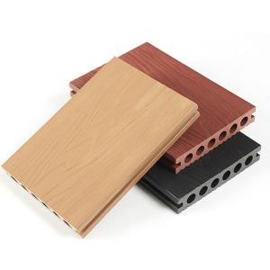 China WPC Building Deck Material Laminate Wood Plastic WPC Composite Decking wholesale