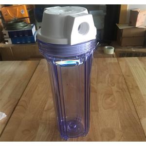 China Colorful Pp Double O Ring Water Filtration Housing 10 Inch RO Filter Housing wholesale