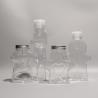 China Different Shape Food Grade PET Plastic Bottles with Screw On Lid For Boba Tea wholesale
