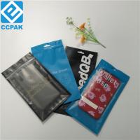 OEM Mobile Phone Case Transparent Plastic Zipper Bag For Accessories Data Cable Packaging
