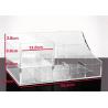 China Transparent Acrylic Desk Organizer Stationery Storage Holder Counter Display Box wholesale