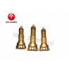 Durable DTH Water Well Drill Bits , 2 Air Holes Rock Drill Head Wear Resistance