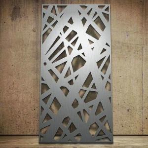 Silver Vertical Decorative Aluminium Fence Panels For Garden
