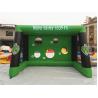 0.6mm PVC Tarpaulin Inflatable Sports Games , Blow Up Soccer Goal For Fun