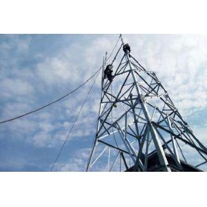 China 50m Vhf Radio Wifi Lattice Steel Tower For Signal Transmission supplier