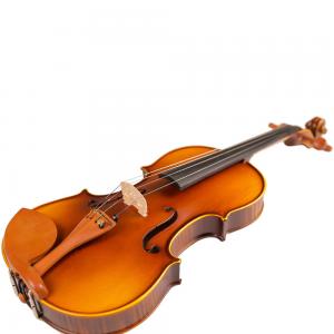 China china characteristic Flame Maple professional 4/4 Advanced Violin Handmade Oil Varnish Brown Violins With Case And Bow supplier