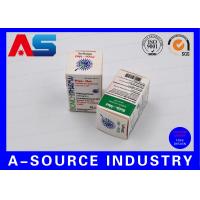 China Medical Science Carton Box 10ml Vial Boxes CMYK Regular Printing Glossy Box on sale