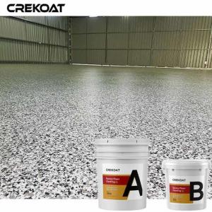 Safe Flakes Epoxy Resin Floor Coating With Custom Colors And Textures