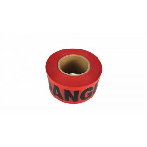 China Waterproof High Abrasion Resistance Barricade Safety Tape 1000ft 3in 1.6mil supplier