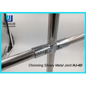 HJ-4D Paralleled Chrome Pipe Connectors For Conveyor Assembly Lines