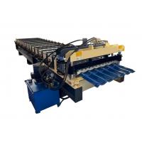 China Roofing Tile Making Machine Glazed Tile Step Roll Forming Machine on sale