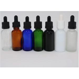 10ml amber glass bottle dropper with screw cap and various colors and caps
