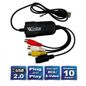 USB 2.0 Video Capture Card Monitor Computer To Record Video Drive Free Single Channel WIN10