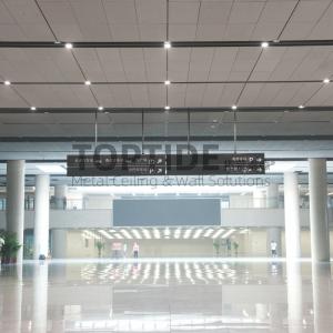 0.6mm Thick Aluminum Ceiling Board Powder Coated Decorative Pressed Metal Sheets 300×300mm