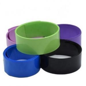 China PVC 0.2mm Heat Shrink Wrap Roll Purple Plastic For Battery supplier