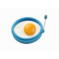 China Non Stick Silicone Egg Pancake Ring Round Shape Heat Resistant For Kitchen on sale