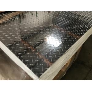 China Bright Aluminum Diamond Plate / Mirror Finish Checker Anti Skid Plate supplier