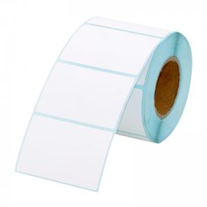Rollo termal 65GSM 70GSM del papel de etiqueta de Oilproof de la prenda impermeable impresora Paper de la posición de 3 capas