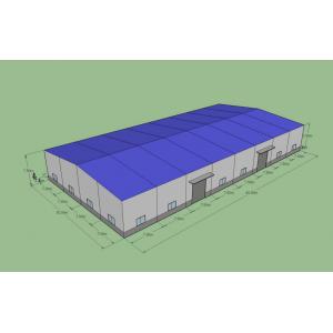60m×30m×7.5m Steel Warehouse / ASTM A36 Prefabricated Steel Structure Building