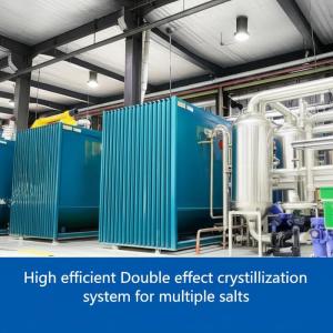China High efficient Double effect crystallization system for multiple salts wholesale